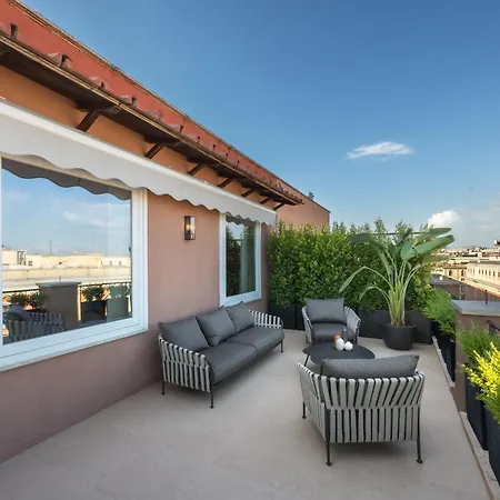 Trevi Iconic View - Luxury Penthouse Rooftop Appartement Rome
